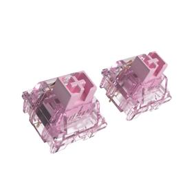 img 1 attached to 🎮 EPOMAKER AKKO CS Jelly Pink Linear Switch Set - Mechanical Gaming Keyboard, 3 Pin, 45 Pieces