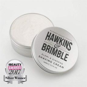 img 2 attached to 🪒 Hawkins and Brimble Shaving Cream 100ml: Male Shave Soap Lotion for Good Lather, Lightly Fragranced with a Nice Aroma - Effective Shaving Product