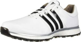 img 4 attached to Adidas TOUR360 Spikeless Silver Metallic Men's Shoes for Athletic