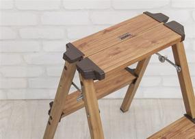 img 1 attached to 🪜 Versatile and Compact Azumaya 11.5" Height Folding Step Stool: PC-401 for Easy Reaching and Storage