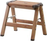 🪜 versatile and compact azumaya 11.5" height folding step stool: pc-401 for easy reaching and storage logo