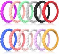 zollen silicone wedding stackable hypoallergenic logo