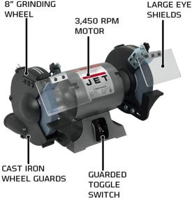 img 3 attached to 577102 JBG 8A 8 Inch Bench Grinder