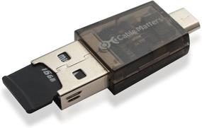 img 2 attached to 🔌 Кабель Cable Matters Nano OTG 2-в-1 считыватель microSD карт - улучшенный SEO