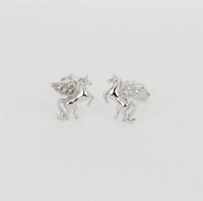 img 2 attached to Найти Unicorn Sterling Zirconia Personality