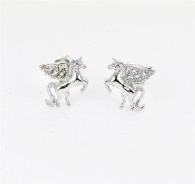 img 3 attached to Найти Unicorn Sterling Zirconia Personality