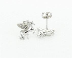 img 1 attached to Найти Unicorn Sterling Zirconia Personality