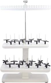 img 1 attached to Embroidex - 20 Spool Thread Stand: Perfect for Brother, Babylock, Janome, Bernina, Pfaff, and More!