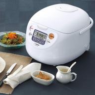 🍚 zojirushi ns-wac18-wd 10-cup micom rice cooker and warmer: superior cooking and storage companion логотип