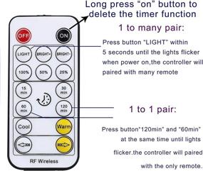 img 1 attached to 🔆 AIBOO Under Cabinet LED Puck Lights- Adjustable Warm+White Double Color with Dimmable RF Remote Controller for Kitchen Closet Ambiance Holiday Lighting (6 Lights, 18W)