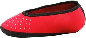 img 2 attached to 👟 Exercise Women's Shoes: Sparkle Foldable Flexible Slippers