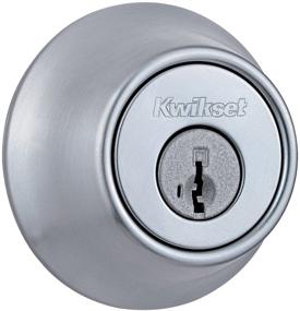 img 4 attached to 🔒 SmartKey Satin Chrome Deadbolt by Kwikset: 660 Single Cylinder Deadbolt with Enhanced Security