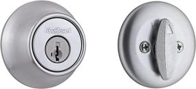 img 2 attached to 🔒 SmartKey Satin Chrome Deadbolt by Kwikset: 660 Single Cylinder Deadbolt with Enhanced Security