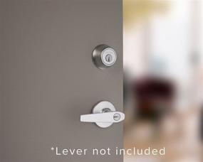 img 1 attached to 🔒 SmartKey Satin Chrome Deadbolt by Kwikset: 660 Single Cylinder Deadbolt with Enhanced Security