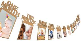 img 4 attached to 🎉 Переведите на русский язык следующий заголовок товара: "🎉 Bememo 1st Birthday Baby Photo Banner for Newborn - Monthly Milestone Bunting Garland First Birthday Party Decoration - 12 Month Photo Prop" 🎉 "Bememo 1st Birthday Baby Photo Banner for Newborn - Monthly Milestone Bunting Garland First Birthday Party Decoration - 12 Month Photo Prop" → 🎉 "Бемемо фотобаннер с первого дня рождения для новорожденных - ежемесячный бунтинг гирлянда для первой вечеринки по случаю дня рождения - фотоаксессуар на 12 месяцев