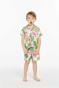 img 1 attached to Hawaii Hangover Aloha Cabana Cereus Boys' Clothing in Clothing Sets
