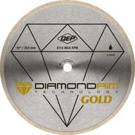qep 6-1003q diamond blade - 10-inch, 🔪 continuous rim, wet cutting, 5/8-inch arbor, 6115 rpm logo