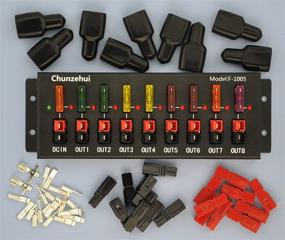 img 3 attached to 💡 Chunzehui F-1005 9 Портовый 40A Разветвитель Электропитания, Полоса, 1 Вход и 8 Выходных Разъемов