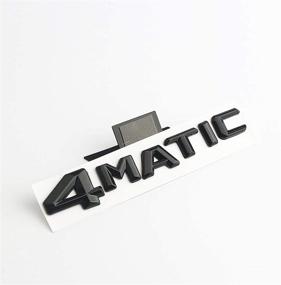 img 3 attached to 4MATIC Letter Emblem Sticker 4 MAT Black