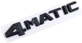 img 4 attached to 4MATIC Letter Emblem Sticker 4 MAT Black