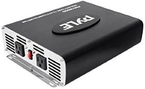 img 4 attached to Pyle PNV2000 Plug In Car Power Inverter - 2000 Watts 12v DC to 115V AC with Modified Sine Wave: Compact and Efficient