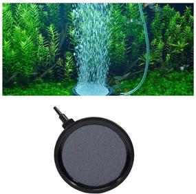 img 4 attached to 🐠 LONDAFISH High-Temperature Sintered Gas Airstone Diffuser Plate for Aquariums - Oxygen Pump Sand Stone Bubble Disk Tray for Fish Tank