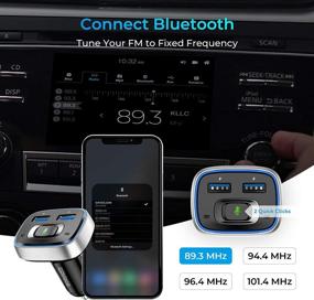 img 1 attached to 🚗 GoVoce VC100: Advanced Bluetooth Car Adapter for Hands-Free Calls, Siri & Google Voice Assistant Support, Spotify & All App Streaming, CD Player Convert