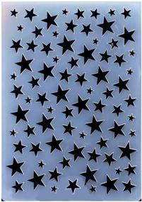 img 1 attached to 🎅️ KWELLAM Merry Christmas Star Plastic Embossing Folders: Perfect for Stunning Card Making, Scrapbooking, and Paper Crafts