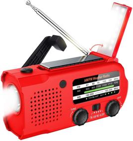 img 4 attached to Lukasa 5000 MAh Emergency Hand Crank Portable AM/FM/NOAA Weather Radio