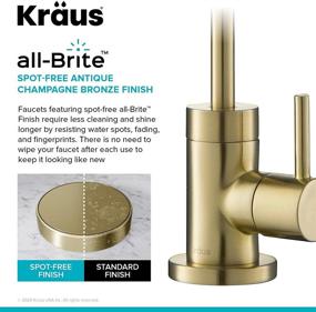 img 1 attached to 🚰 Kraus FF-100SFACB Purita Kitchen Water Filter Faucet: Lead-Free & Spot-Free Antique Champagne Bronze Finish