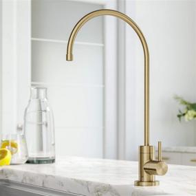 img 4 attached to 🚰 Kraus FF-100SFACB Purita Kitchen Water Filter Faucet: Lead-Free & Spot-Free Antique Champagne Bronze Finish