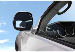 img 2 attached to 🔎 Pilot Automotive MI-003 Wedge Blind-Spot Mirror 1-1/2" x 2" - Enhance Road Safety with 1 Pack