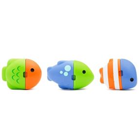 img 3 attached to Munchkin ColorMix Fish: The Ultimate Color Changing Bath Toy!