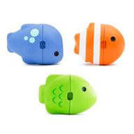 munchkin colormix fish: the ultimate color changing bath toy! logo