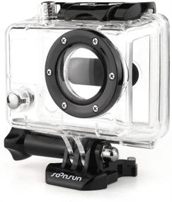 img 4 attached to 📷 Protective Skeleton Housing Case with Side Open Design for GoPro HD Hero 1 and GoPro Hero 2 Cameras