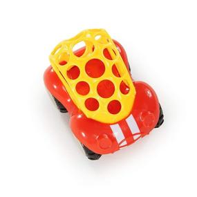 img 2 attached to Познайте захватывающий Bright Starts Rattle & Roll Buggie: игрушка-транспортное средство для детей от 3 месяцев в ярком красном цвете!