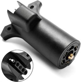 img 4 attached to MICTUNING Heavy Duty 7 Pin to 5 Pin Trailer Adapter Plug: The Ultimate Weatherproof Solution