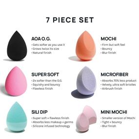 AOA Studio Makeup Sponge Set Makeup Blender latex free and high