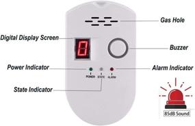 img 2 attached to 🔥 High Sensitivity Natural Gas Detector: Plug-in Digital Leak Alarm for Home/Kitchen Monitoring (1)