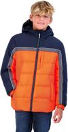 🧥 zeroxposur elastic xl boys' puffer jacket: ultimate comfort in jackets & coats logo