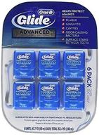 oral-b glide pro-health advanced floss: 43.7 yards, pack of 6 - optimal oral care solution logo