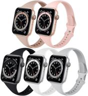 compatible narrow replacement silicone iwatch cell phones & accessories and accessories logo