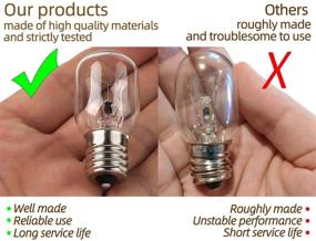 img 1 attached to 💡 ANTOBLE 8206232A Microwave Light Bulb 120V 40W E17 Base - Whirlpool Maytag Compatible - 3 Pack