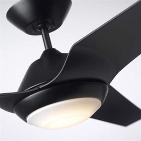 img 1 attached to Kathy Ireland Home Sweep Eco WiFi Smart Ceiling Fan 60 Inch, Barbeque Black - Enhance Your Space with Luminance's Stylish and Energy-Efficient Ceiling Fan