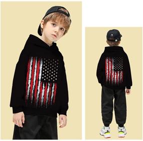 img 2 attached to 👕 Kids' 3D Hoodies: Unique Printed Pullover Fleece Sweatshirts for Boys and Girls (Ages 5-14)