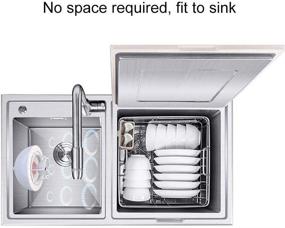 img 3 attached to 🔌 Efficient USB Dishwasher: 15-Minute Stain-Removal and Cleaning for Dishware, Fruits, and Vegetables
