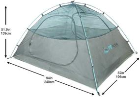 img 2 attached to FE Active 4 Person Tent: All-Season 3-4 Man Waterproof Tent - Ideal for Camping, Backpacking, Hiking & Travel - Designed in California, USA