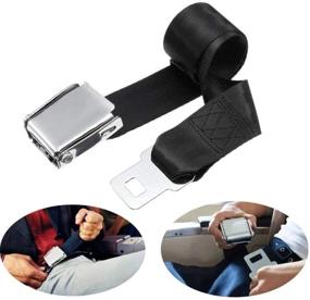 img 3 attached to Adjustable 7 39 Airplane Seatbelt Extender Interior Accessories