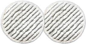 img 3 attached to 🦈 Shark S7000 Series Steam Hard Floor Pads (XKITP7000) - Set of 2, 7.5 inch Diameter, White