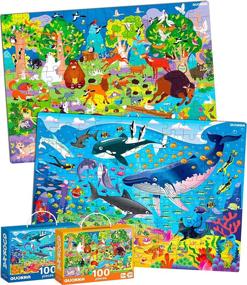 img 4 attached to Quokka Kids Floor Puzzles for Various Ages